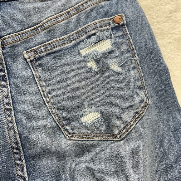 Judy Blue High Waist Straight Fit Distressed Denim Jeans Size 5/27 New W/Tags - Picture 16 of 16